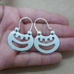 Chaway Epu Kuyen (aros dos lunas) Tamaño grande. - Imagen 2