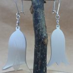 Chaway Kuskilla (aros flor copihue) extra grande. - Imagen 3